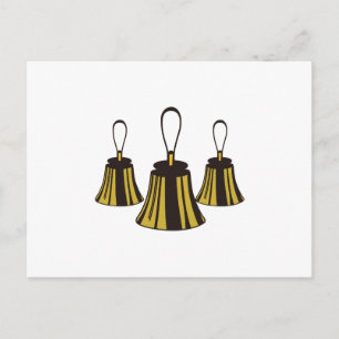Three Handbells Postcard