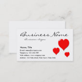 Three Hearts Business Card (Front/Back)