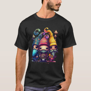 Three Hippie Gnomes Peace Gnome  Gnome Desisgn  2 T-Shirt