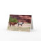 Three Horses in a Canyon, Blank Greeting Card