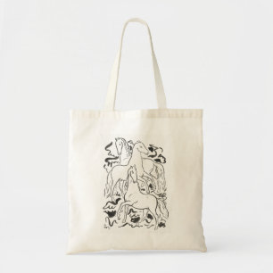 Three Horses  Tote Bag