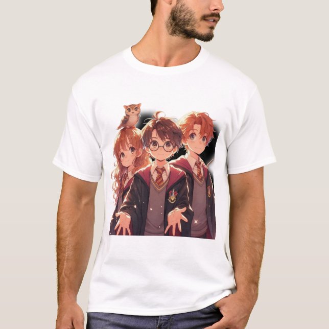THREE HRTOS  T-Shirt (Front)