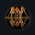 Three Impala Drink Together at Night 2 Inch Round Button<br><div class="desc">Africa,  East Africa,  Kenya,  Great Rift Valley,  Olkirimatian Conservancy,  impala,  Aepyceros melampus.  Three impala drink together at night.</div>