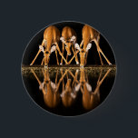 Three Impala Drink Together at Night 2 Inch Round Button<br><div class="desc">Africa,  East Africa,  Kenya,  Great Rift Valley,  Olkirimatian Conservancy,  impala,  Aepyceros melampus.  Three impala drink together at night.</div>