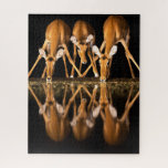 Three Impala Drink Together at Night Jigsaw Puzzle<br><div class="desc">Africa,  East Africa,  Kenya,  Great Rift Valley,  Olkirimatian Conservancy,  impala,  Aepyceros melampus.  Three impala drink together at night.</div>