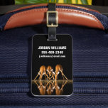 Three Impala Drink Together at Night Luggage Tag<br><div class="desc">Africa,  East Africa,  Kenya,  Great Rift Valley,  Olkirimatian Conservancy,  impala,  Aepyceros melampus.  Three impala drink together at night.</div>
