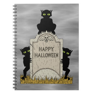 Three Imps Happy Halloween Notebook