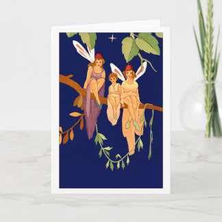 "Three in a Tree" Greeting Card