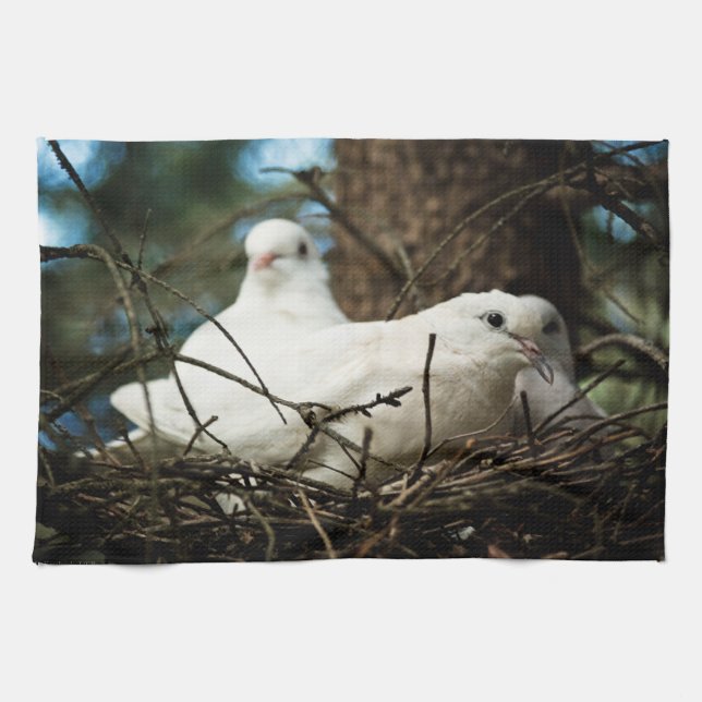 Three in a Tree Kitchen Towel (Horizontal)