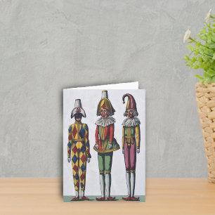 Three Jesters Note Card