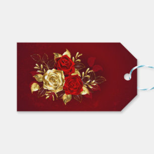 Three Jewellery Roses Gift Tags