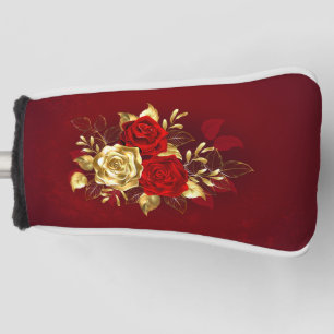 Three Jewellery Roses Golf Head Cover