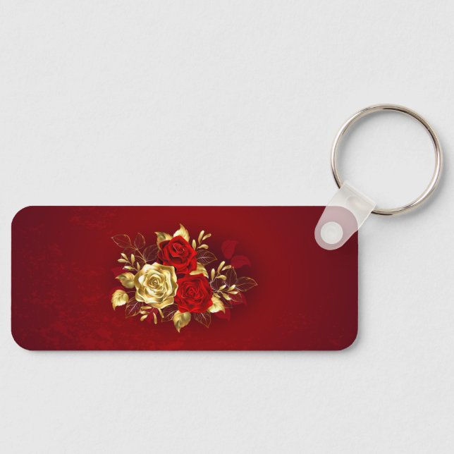 Three Jewellery Roses Keychain (Front)