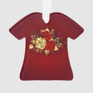 Three Jewellery Roses Ornament