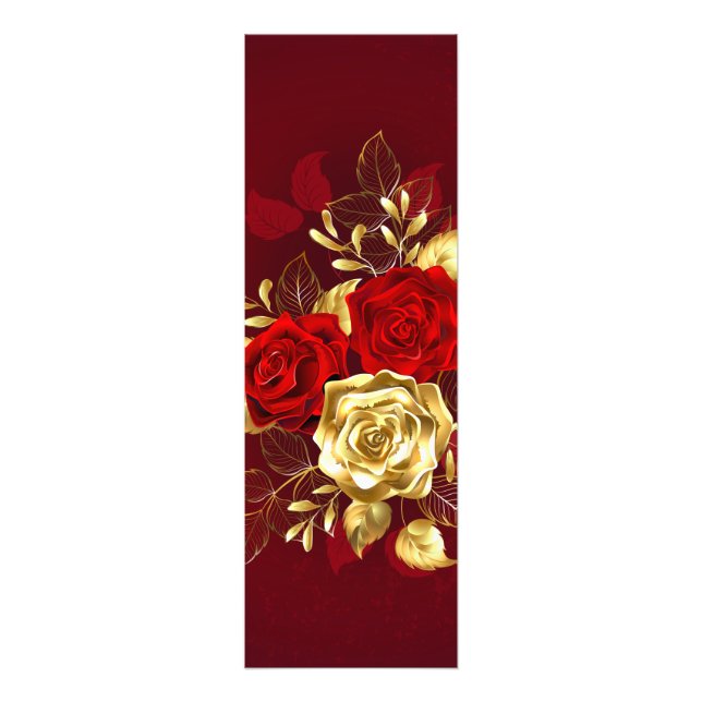 Three Jewellery Roses Photo Print (Front)