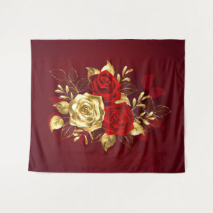 Three Jewellery Roses Tapestry