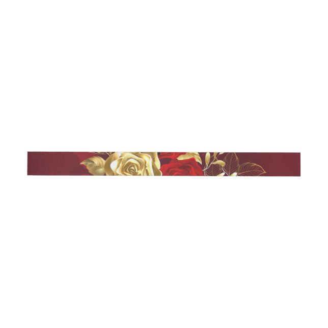 Three Jewellery Roses Wrap Around Label (Individual)