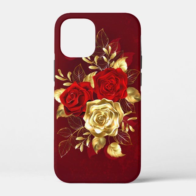 Three Jewelry Roses Case-Mate iPhone Case (Back)