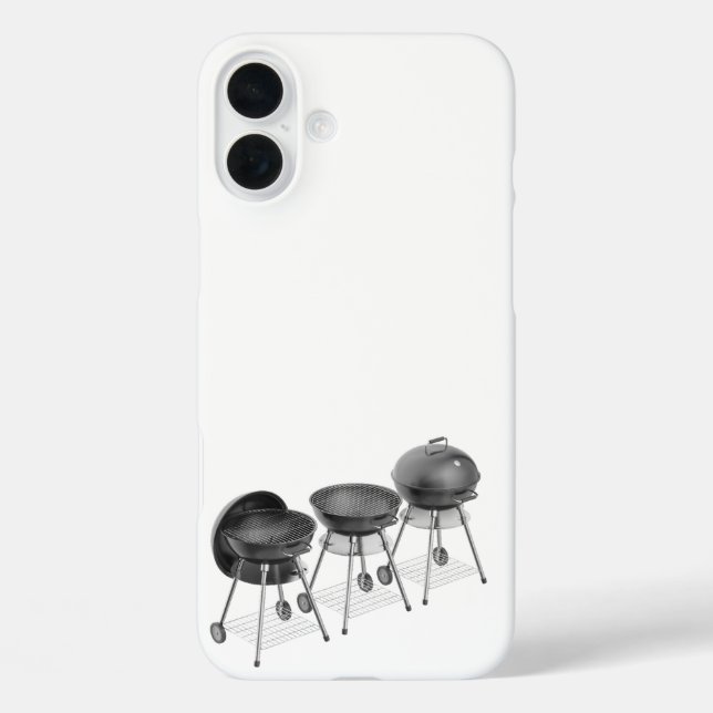 Three kettle charcoal grills Case-Mate iPhone case (Back)