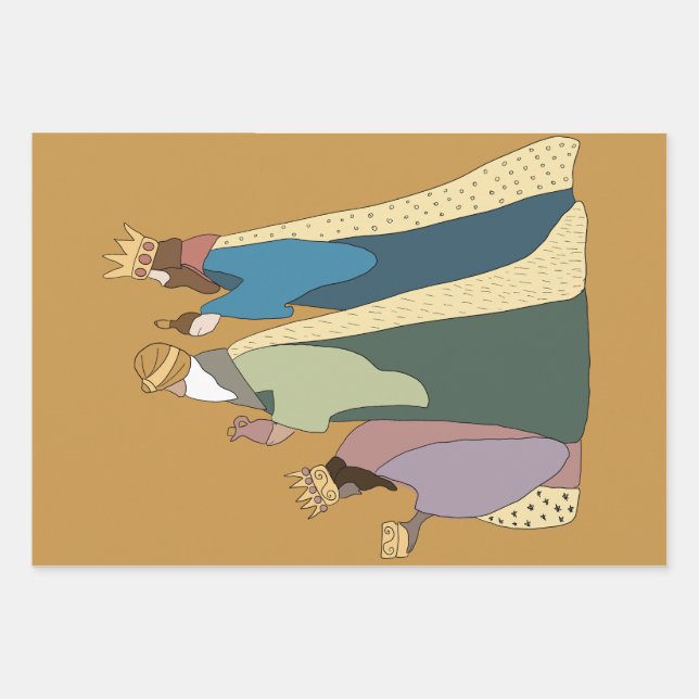 THREE KING WRAPPING PAPER (Front)