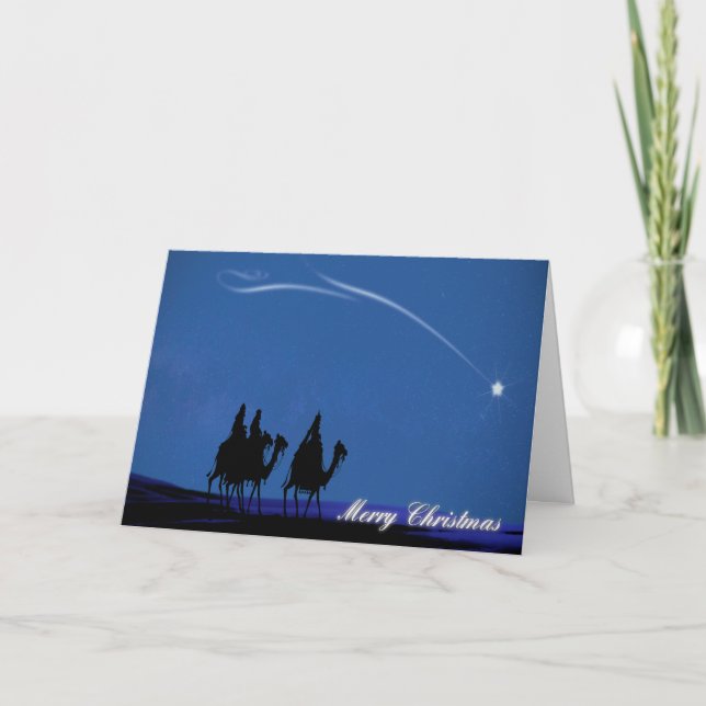 Three Kings Christmas Holiday Card (Front)