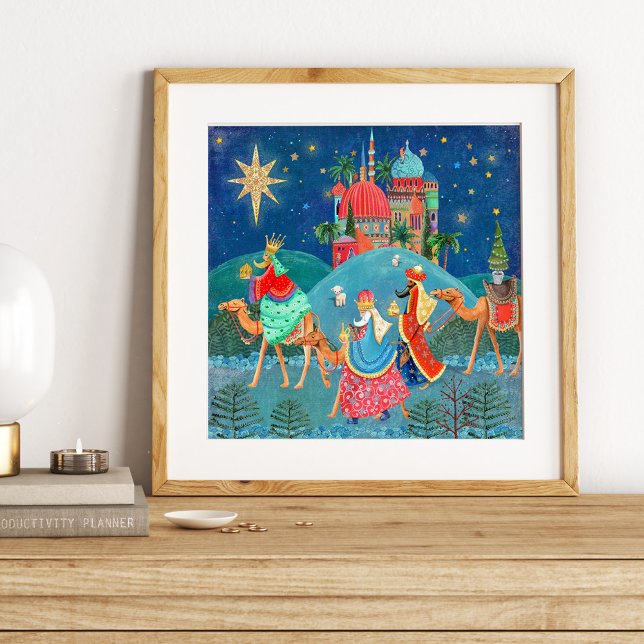 Three kings | Christmas Holiday | Poster (Cute Three Wise Men Christmas Poster)
