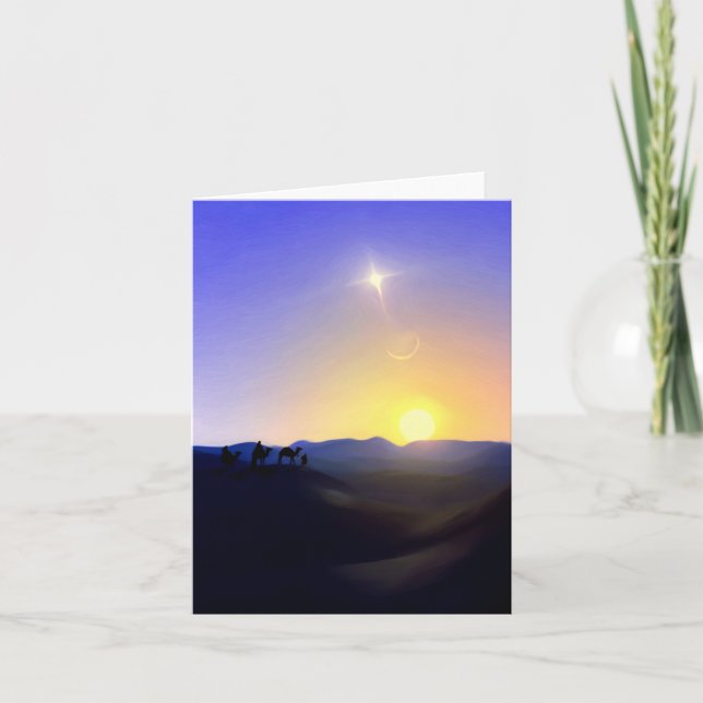 Three Kings Comet Christmas Card (Front)