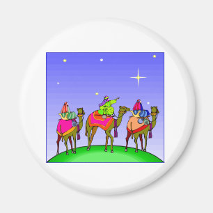 Three Kings Follow Star Magnet