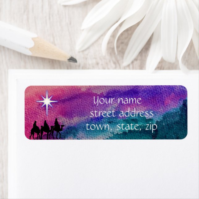 Three Kings Return Address Label (Insitu)