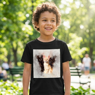 Three kittens cute and beautiful watercolor T-Shirt