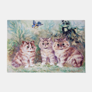 Three Kittens, Louis Wain Doormat