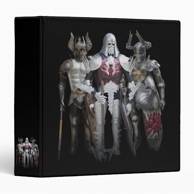 Three knights binder (Front/Spine)