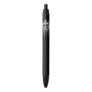 Three knights black ink pen