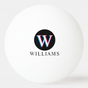 Three Layer Colours Monogram Ping Pong Ball