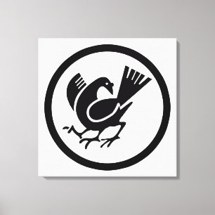 Three Legged Crow Canvas Print