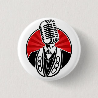 Three Links Odd Cast finback 1 Inch Round Button