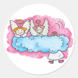 Three Little Angels Sticker