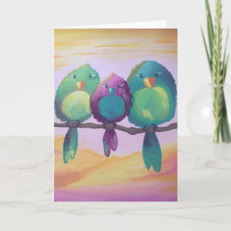 Three Little Birds Card