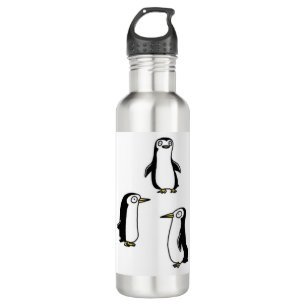 three little cute penguin 710 ml water bottle