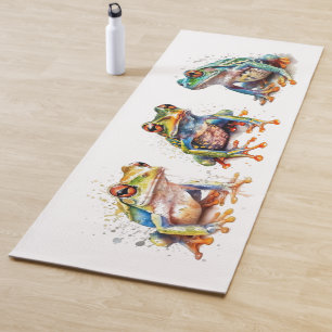 Three Little Frogs Yoga Mat
