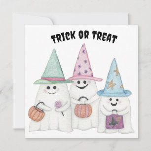Three Little Ghosts Card