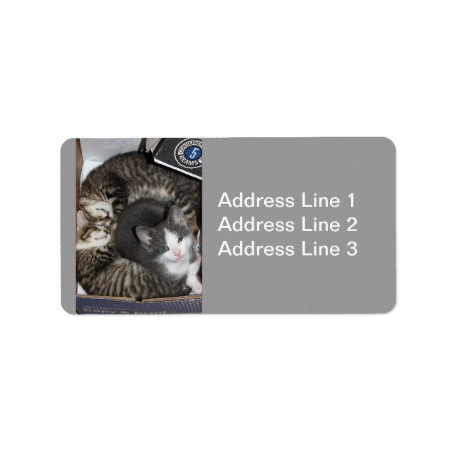 Three Little Kittens Label (Front)