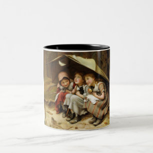Three Little Kittens Two-Tone Coffee Mug