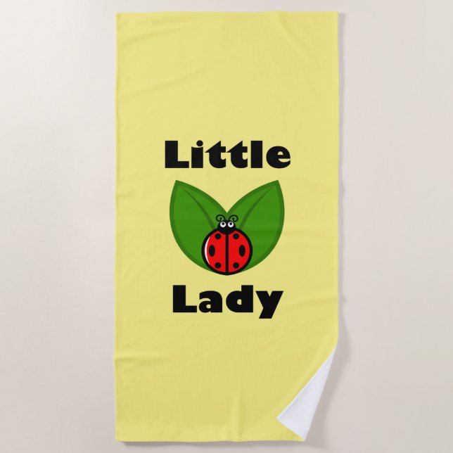 Three Little Ladybugs - Beach Towel (Front)