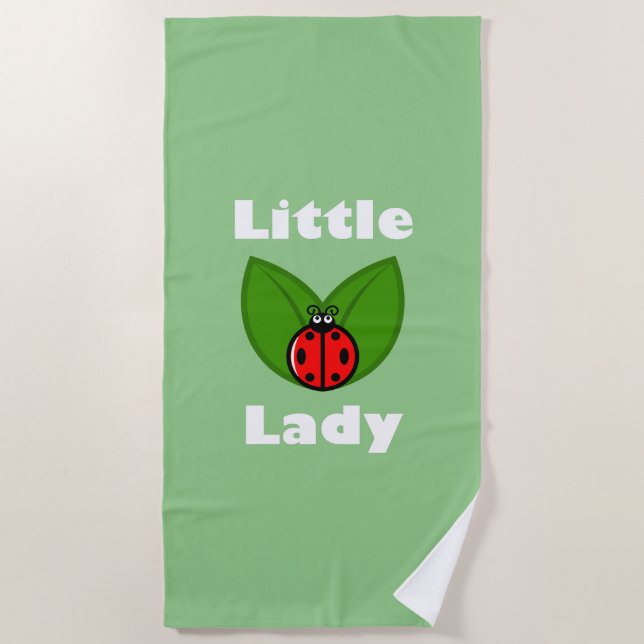 Three Little Ladybugs - Beach Towel (Front)