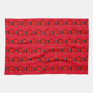 Three Little Ladybugs - Kitchen Towel 16" x 24"