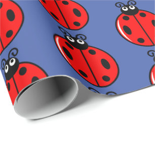 Three Little Ladybugs - Matte Wrapping Paper