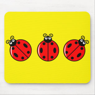 Three Little Ladybugs - Mousepad