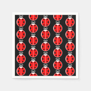 Three Little Ladybugs - Paper Napkin