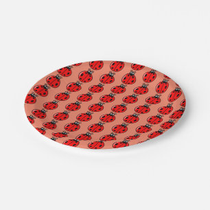 Three Little Ladybugs - Paper & Party Plate
